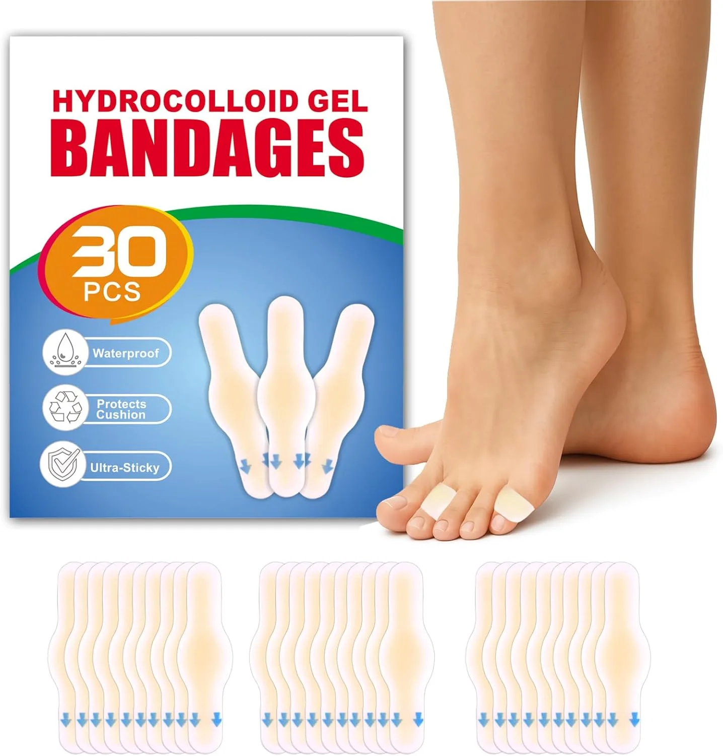 Hydrocolloid blister bandages for foot comfort_best_review_1750504985